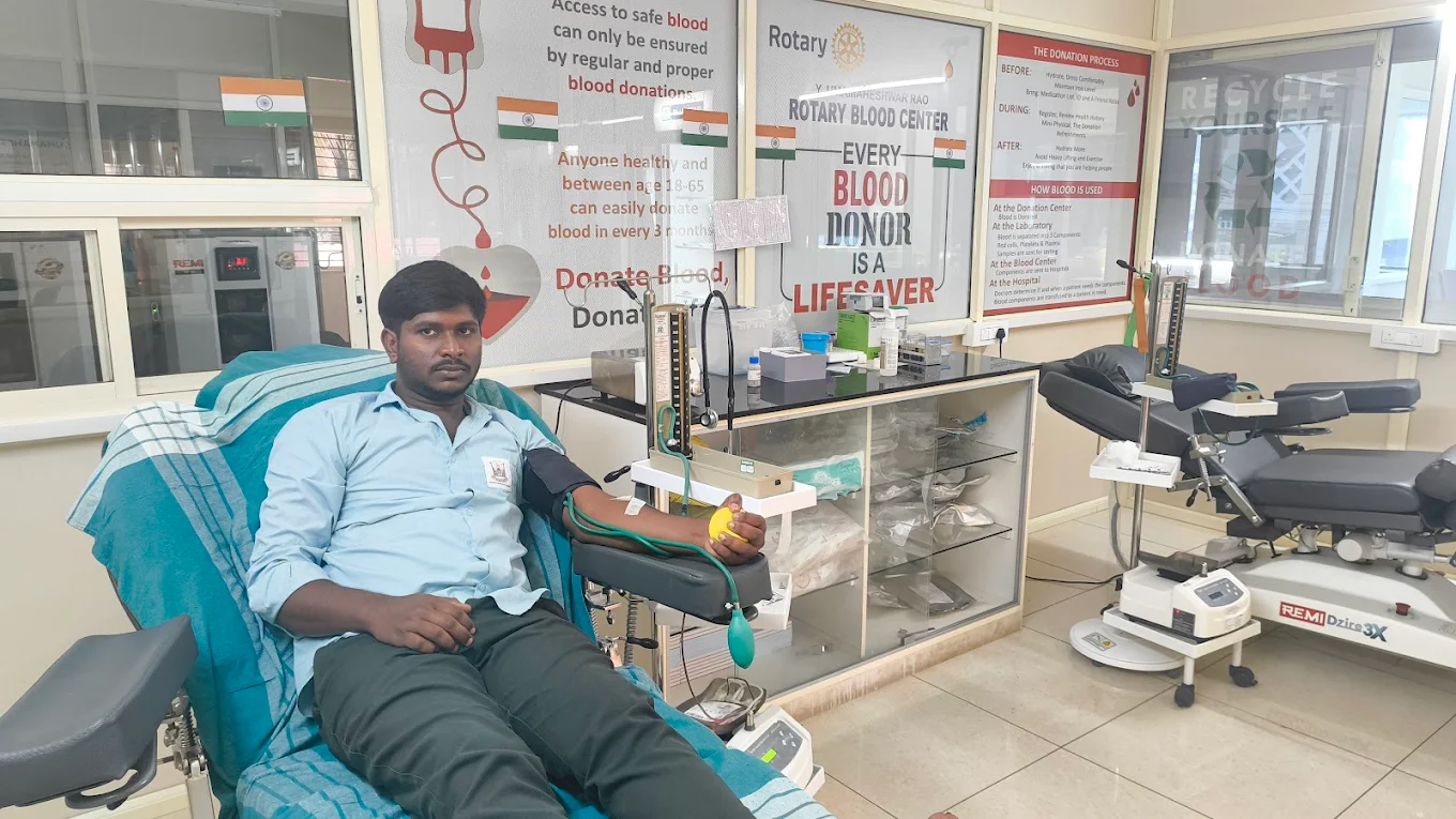Rotary blood bank
