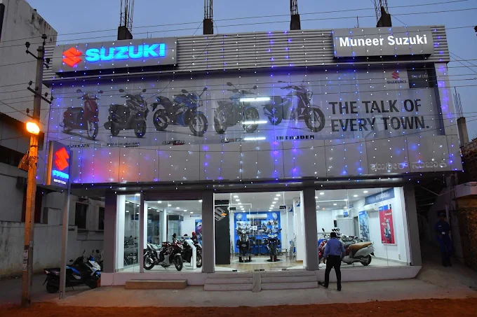 Suzuki Motorcycle (Muneer Suzuki, Hosapete, Basveshwara Badavani)